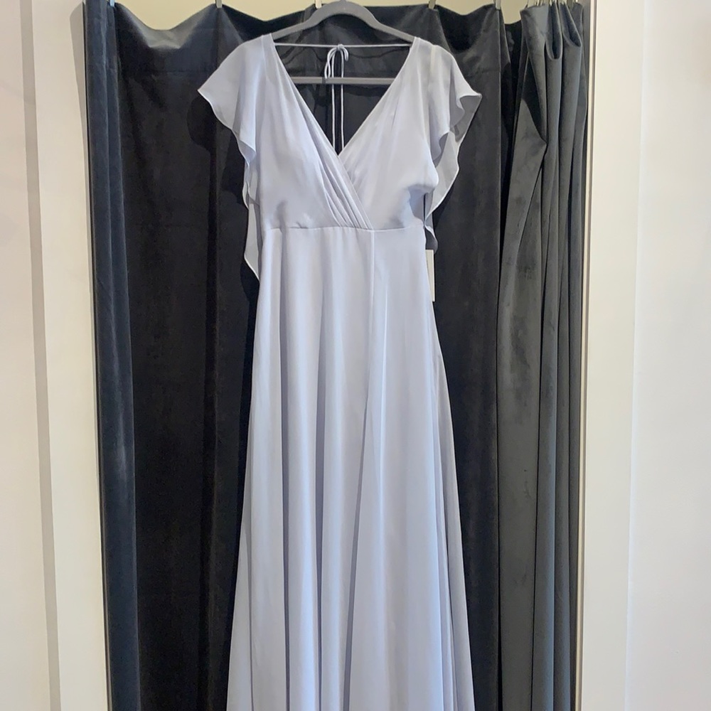 Jenny Yoo Alanna Whisper blue size 0 NWT